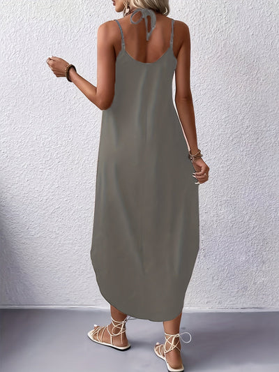 Armeegrün Cami Sommerkleid - Eva