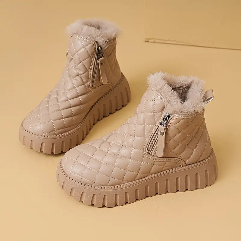 Bottines Lugano Hivernales En Cachemire