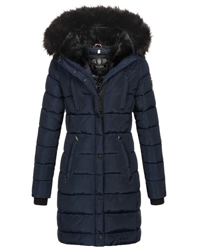 "Nicole" Winterjacke mit abnehmbarem Kunstfell