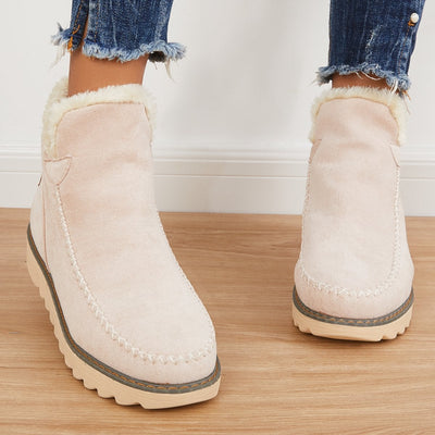 Kuschelige Fellstiefel