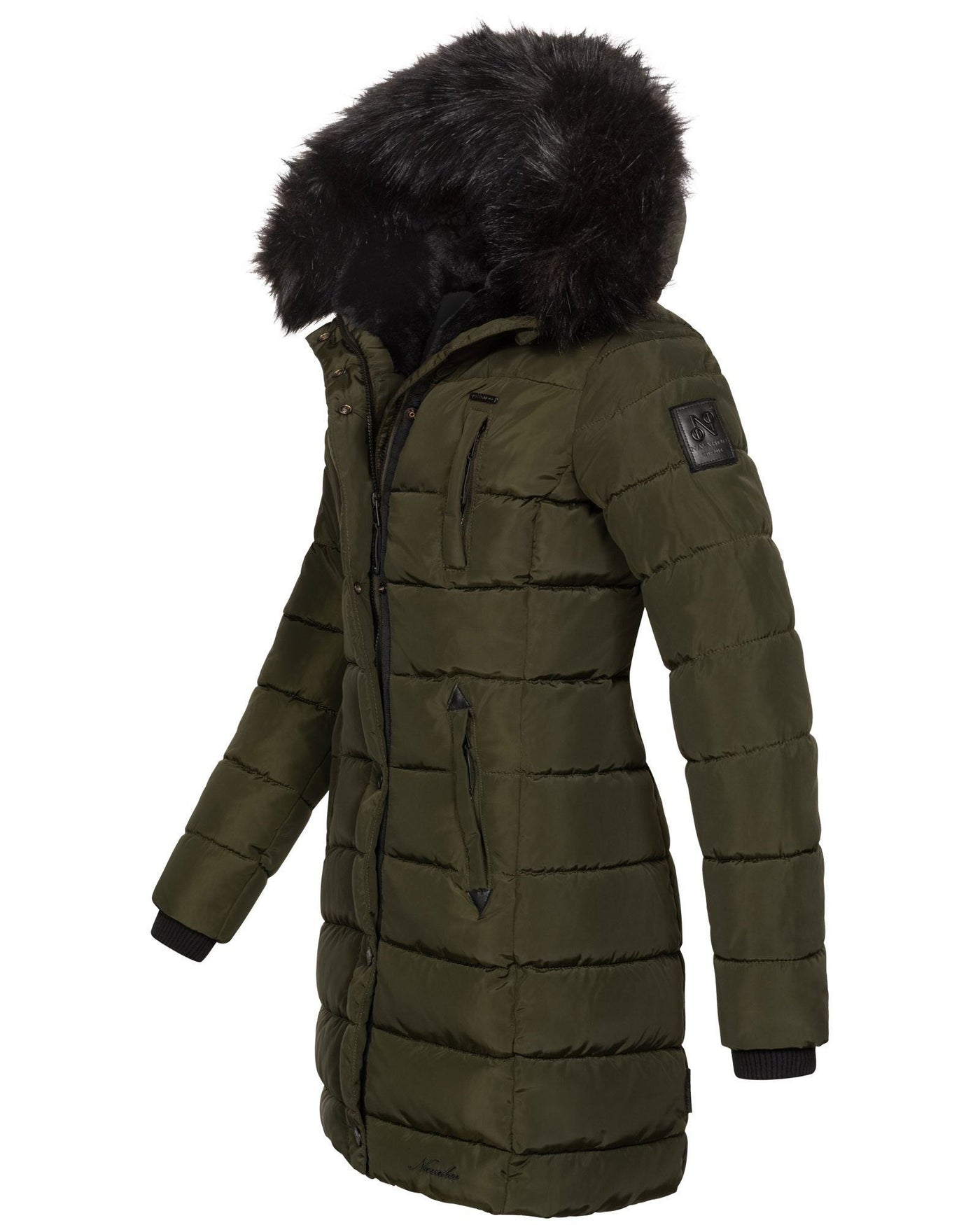 "Nicole" Winterjacke mit abnehmbarem Kunstfell
