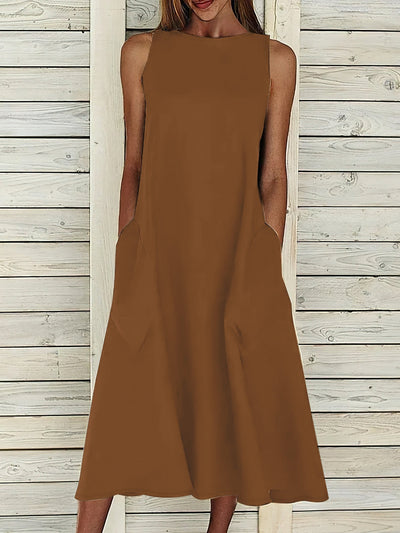 Schwarzes Maxikleid - Nora