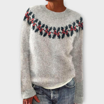 Sanira – Weihnachtspullover mit Muster