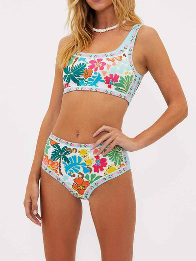 EMMIE | Stützender Geblümter Stretch-Bikini