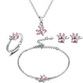 Rosa Silber Set