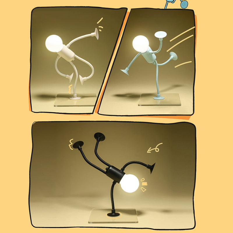 GlowFlex™ – Veränderbares Form- und lustiges Sportler-Nachtlicht