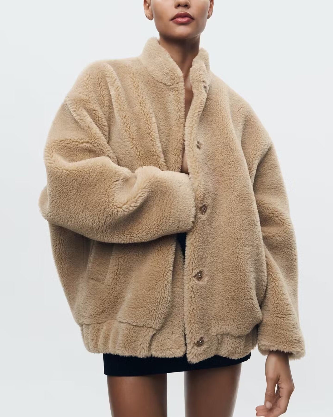 Teddy | Weiche Teddybär-Jacke für Damen