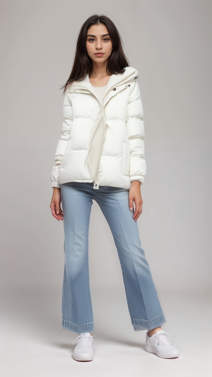 Chloé | Warme Reißverschluss-Winterjacke – Komfort und Stil für Kalte Tage