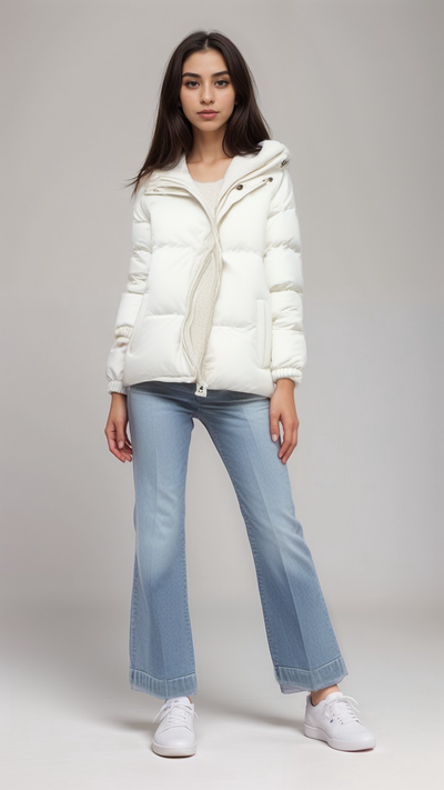Chloé | Warme Reißverschluss-Winterjacke – Komfort und Stil für Kalte Tage