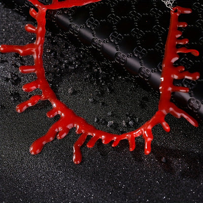 Halloween Horror Blutstropfen Choker