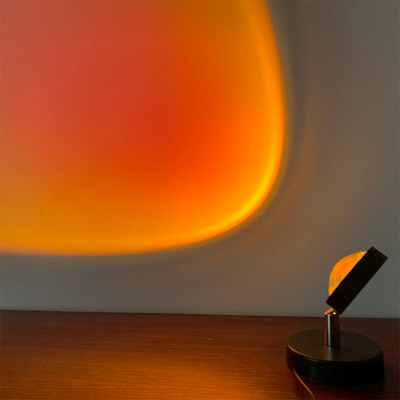 EcoLuxe | Retro-Sonnenuntergang Tischlampe