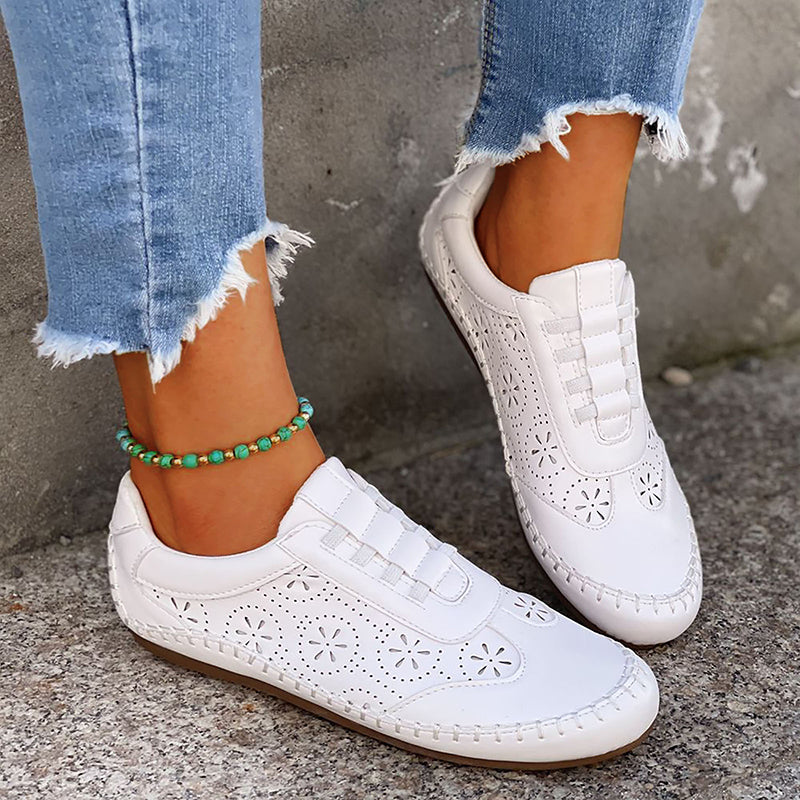 Rayna - Damen Hohl Flache Schuhe