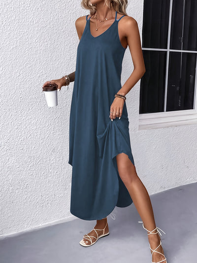 Armeegrün Cami Sommerkleid - Eva