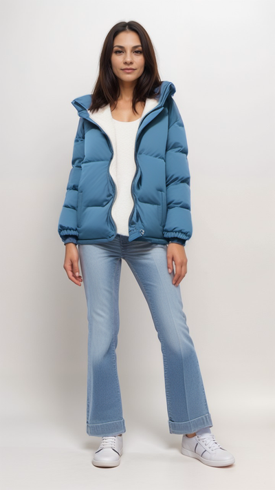 Chloé | Warme Reißverschluss-Winterjacke – Komfort und Stil für Kalte Tage