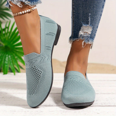 Dunkelviolette Loafers - Nina