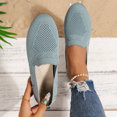 Dunkelviolette Loafers - Nina