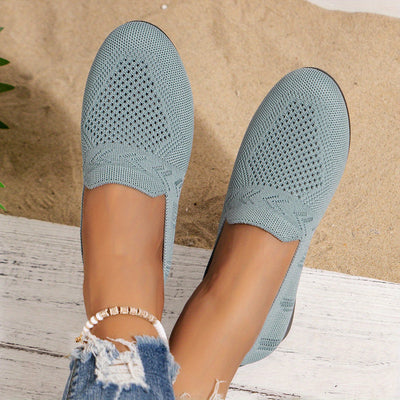 Dunkelviolette Loafers - Nina