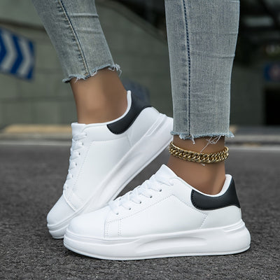 Ethel - Saubere weiße Sneaker für Damen, weiß