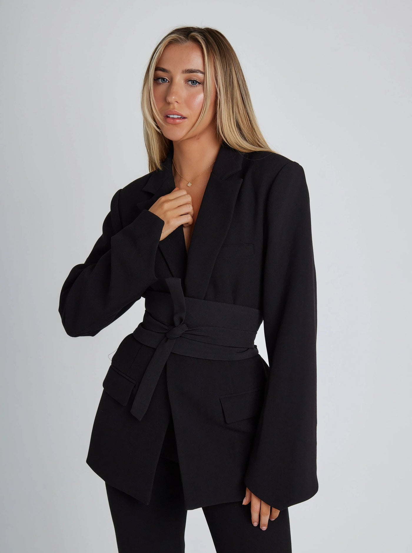 Helene - Damen Blazer mit Gürtel
