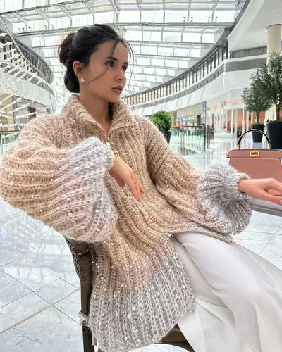 Shaquin |  übergroße Strickpullover
