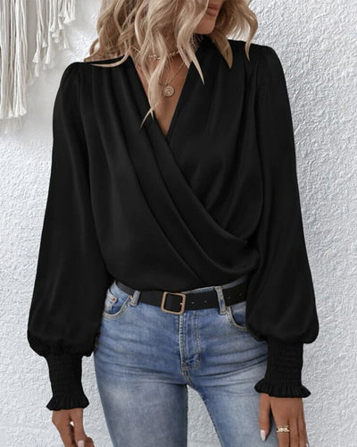 Gracelynn™ l Elegante Effen Blouse