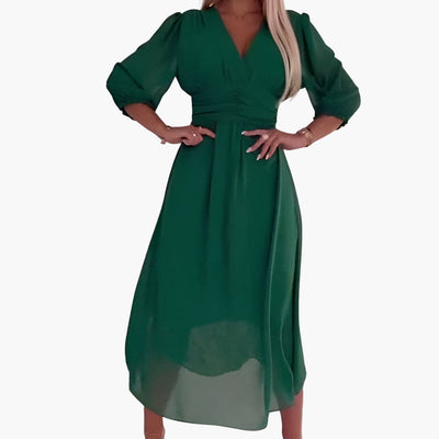 Leichtes Chiffonkleid - Luftiges Damen Sommerkleid elegant