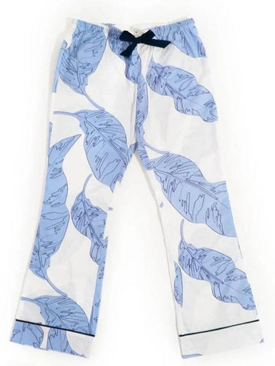 Pyjama-Set in Blau-Weiß - Clara