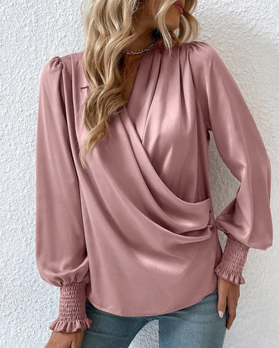 Gracelynn™ l Elegante Effen Blouse
