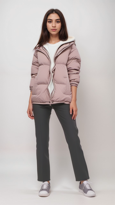 Chloé | Warme Reißverschluss-Winterjacke – Komfort und Stil für Kalte Tage