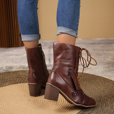 "Sharlot" Elegante Karreeformstiefelette