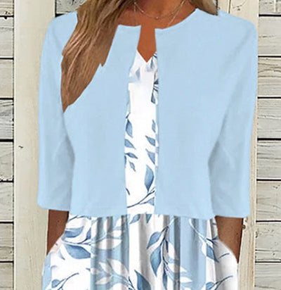 Greer - Midikleid mit Blumenmuster und passender Jacke