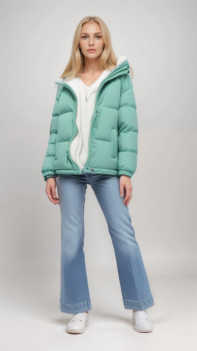 Chloé | Warme Reißverschluss-Winterjacke – Komfort und Stil für Kalte Tage
