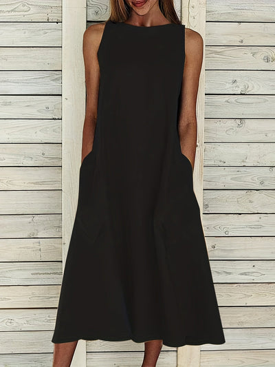 Schwarzes Maxikleid - Nora