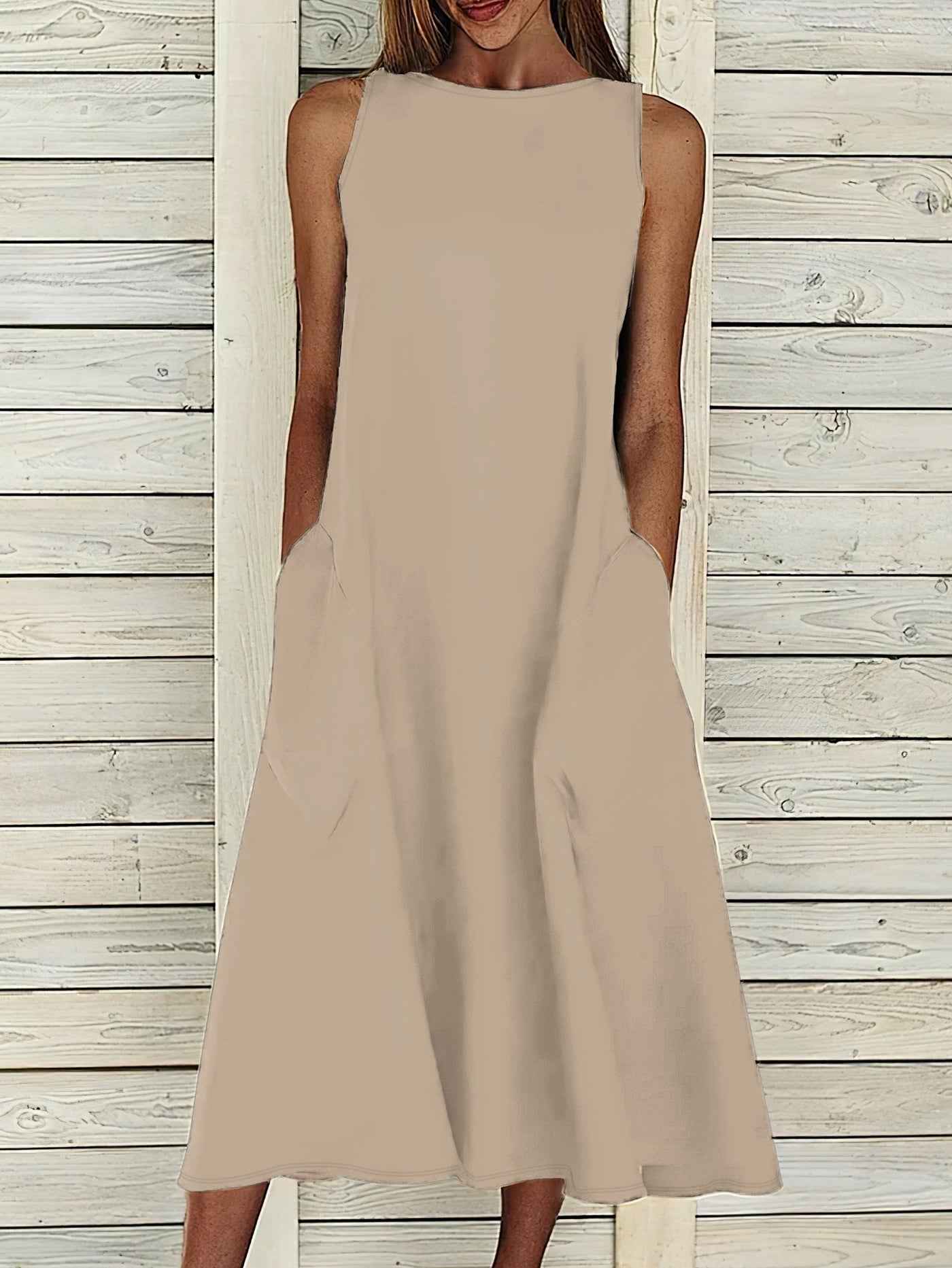 Schwarzes Maxikleid - Nora