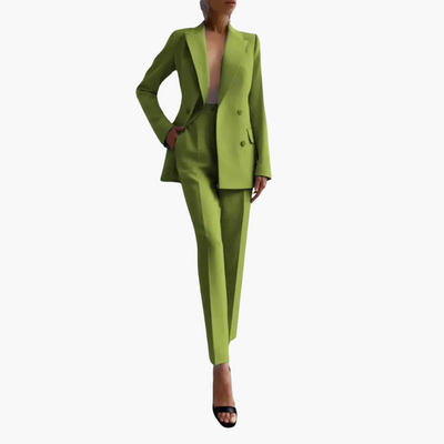 Elegantes Damen Blazer-Ensemble - Taillierter Schnitt mit Hose