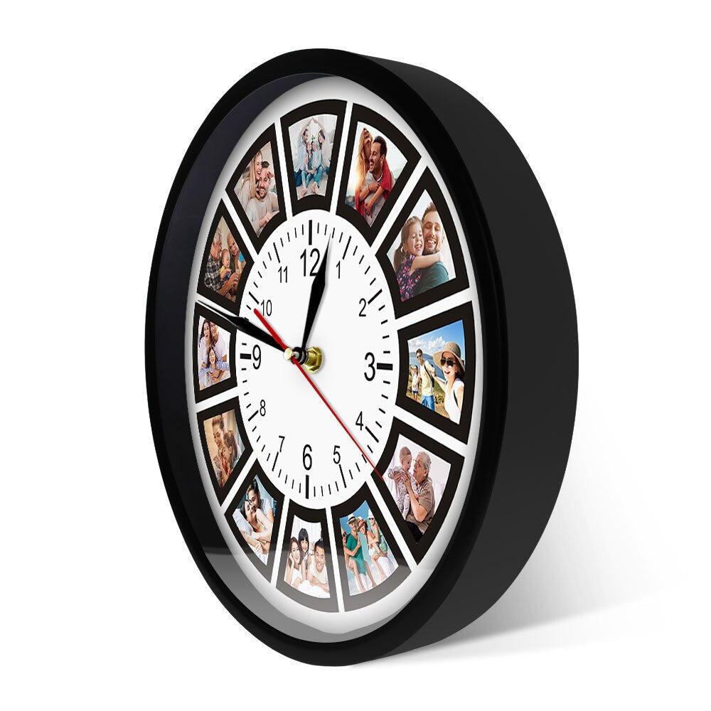 Zendoo | Persönliche Fotocollage Wanduhr