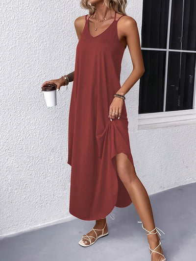 Armeegrün Cami Sommerkleid - Eva