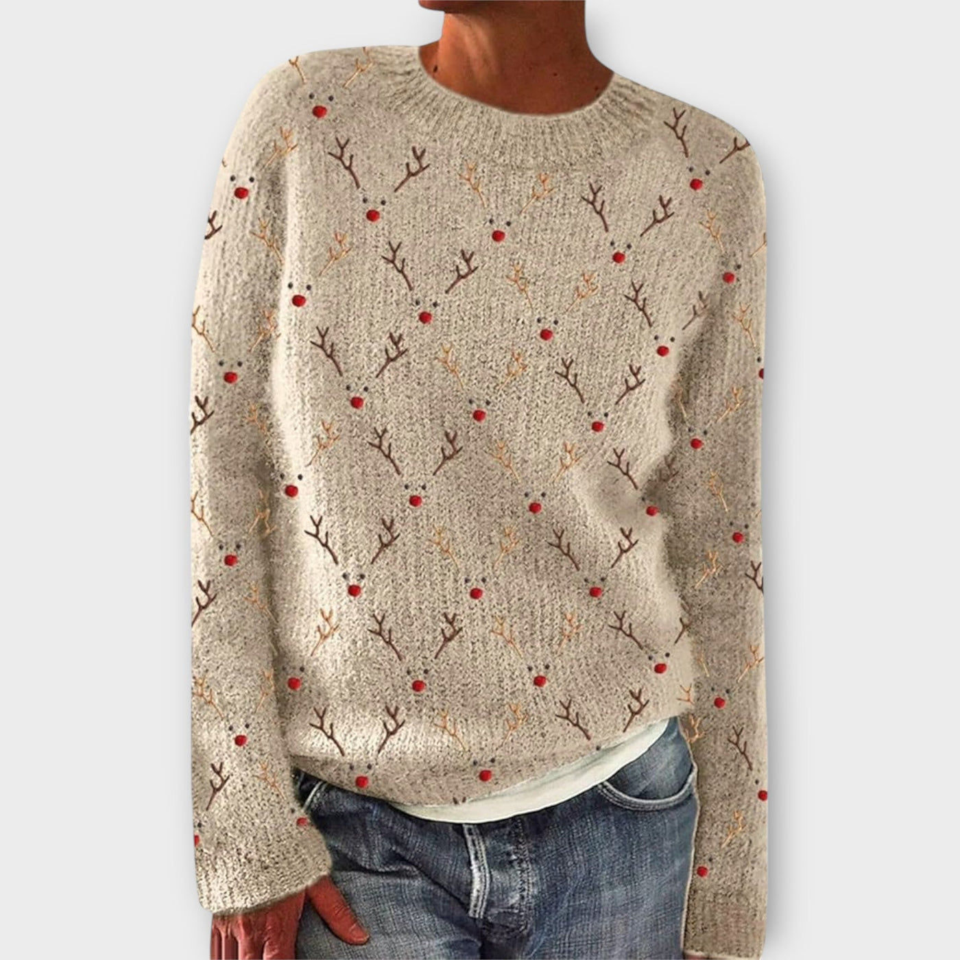 Sanira – Weihnachtspullover mit Muster