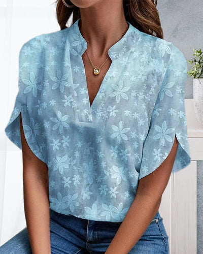 Ellen  |  Elegante bloemenblouse