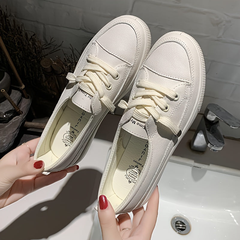 Weiße Elegante Sneaker - Sophia