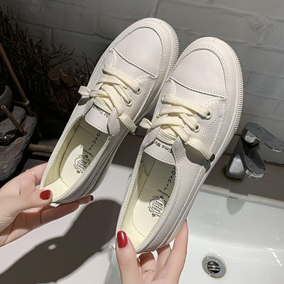 Weiße Elegante Sneaker - Sophia