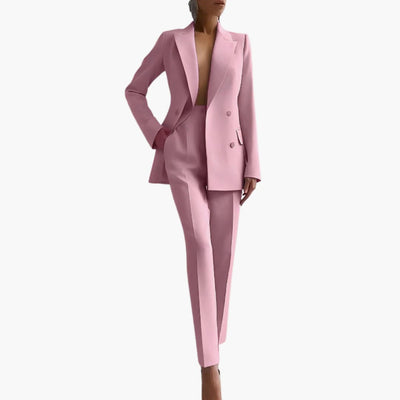 Elegantes Damen Blazer-Ensemble - Taillierter Schnitt mit Hose