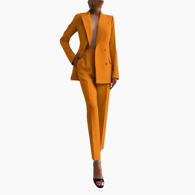 Elegantes Damen Blazer-Ensemble - Taillierter Schnitt mit Hose