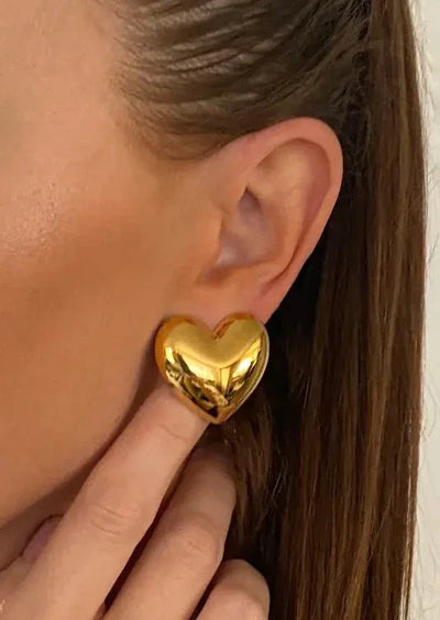 Isabel | Elegante Amor-Creolen in Gold