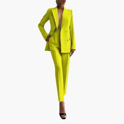 Elegantes Damen Blazer-Ensemble - Taillierter Schnitt mit Hose
