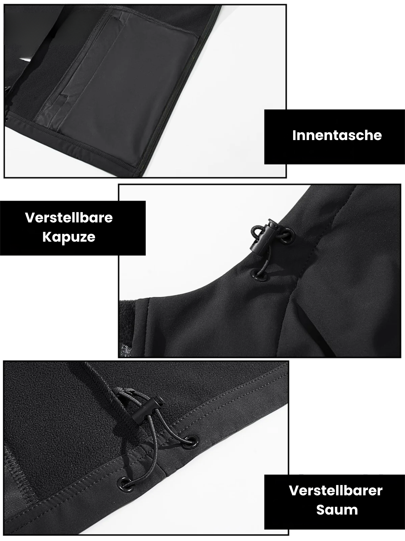 Valtoris | Wasserdichte Softshelljacke für Herren Outdoor