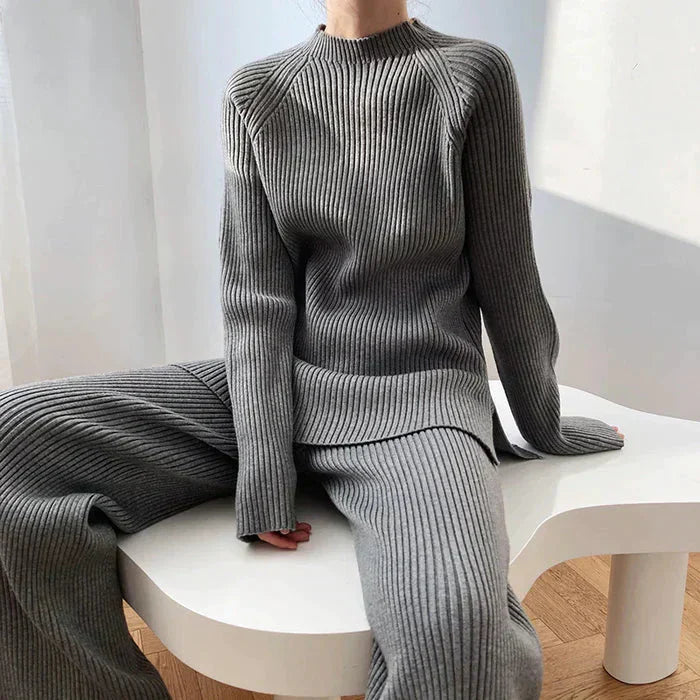Vera | Weiches Gestricktes Set