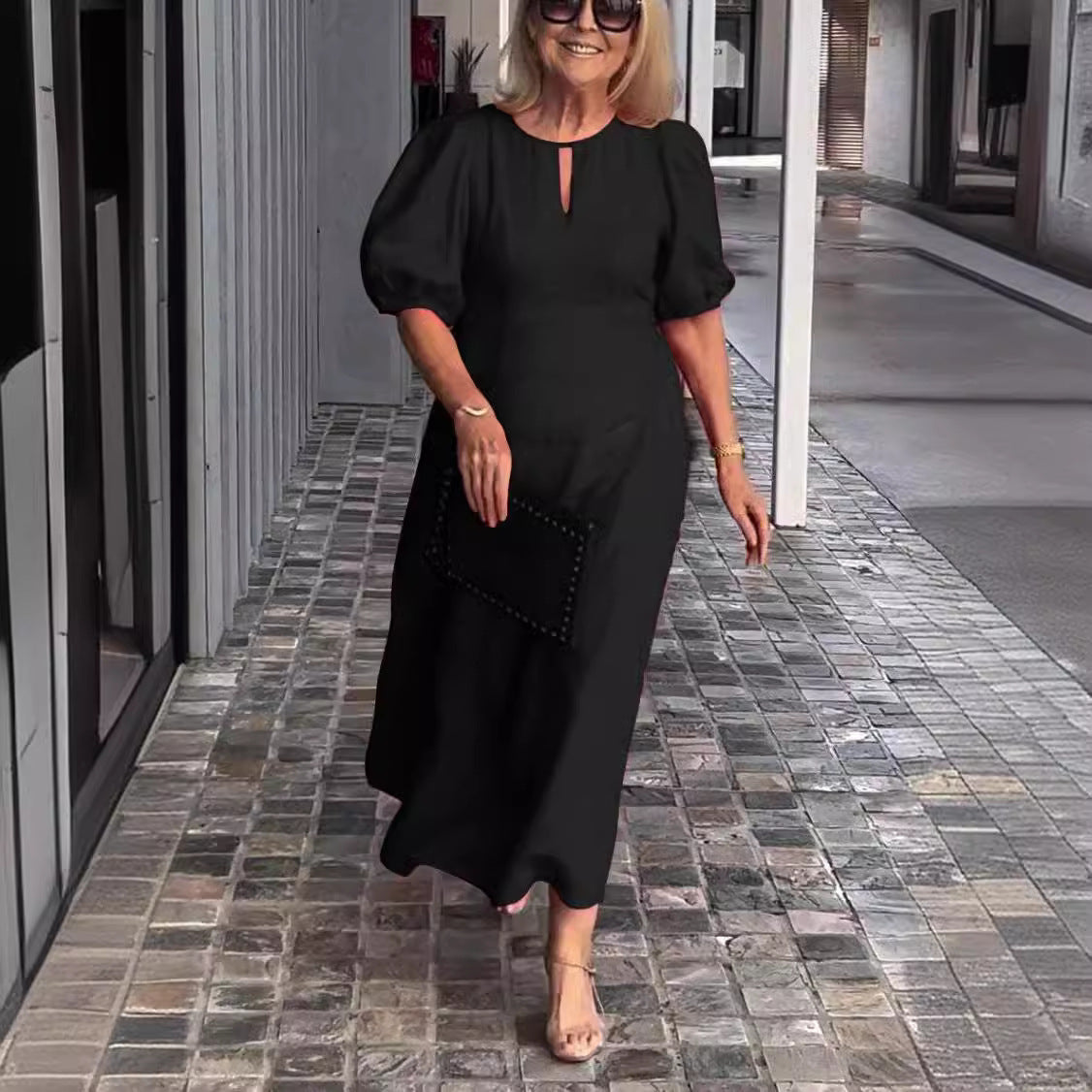 Frankie - Schickes Kleid mit Puffärmeln