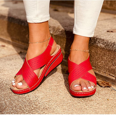 Bequeme orthopädische Sandalen für Frauen