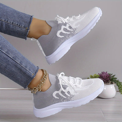 Graue Sportliche Sneaker - Ella